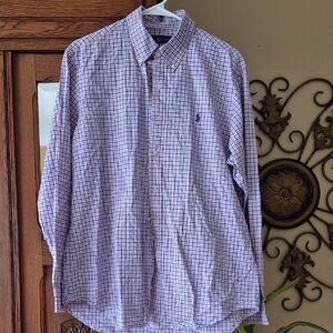 Men's Blue Checkered Shirt